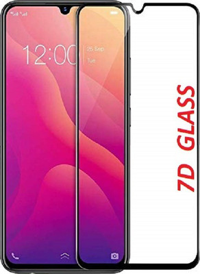 FlipSmartGuard Edge To Edge Tempered Glass for BRIGHTRON Edge To Edge Tempered Glass for : Vivo Y91i | TOUGHER Then 9H Strong Tempered Glass with Precise Sensor Cuts only for :Vivo Y91i (Black) (Next Gen Of 6D) 7D Tempered Glass(Pack of 1)