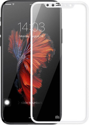Mersal Edge To Edge Tempered Glass for Apple iPhone X, (Premium Edge To Edge Full Glue Branded Glass)(Pack of 1)