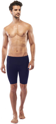 Lycot Self Design Men Dark Blue Swim Shorts