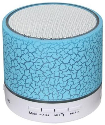 RHONNIUM ® A9 Mini Wireless Portable Bluetooth Speaker With LED and Build-in Mic 3 W Bluetooth Speaker(Blue, Mono Channel)