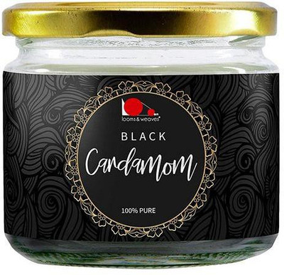 

looms & weaves Whole Black Cardamom (Badi Elaichi) - 100 gm(100 g)