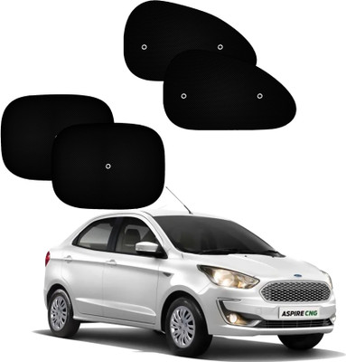 AUTO PEARL Side Window Sun Shade For Ford Aspire(Black)