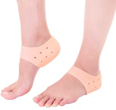 Yozika Soft Cotton Heel anti-Crack Sets Heel Support(Brown)