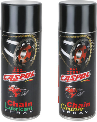 Caspol TACLCC150 Chain Lubricant 150ml and Chain Cleaner 150ml Synthetic Blend Engine Oil(0.3 L, Pack of 2)