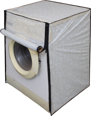 LITHARA Front Loading Washing Machine  Cover(Width: 66.04 cm, Off White)