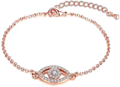 Shining Diva Alloy Cubic Zirconia Bracelet