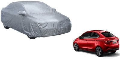 Auto Oprema Car Cover For Tata Tigor (With Mirror Pockets)(Silver)