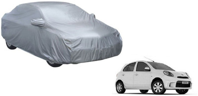 Auto Oprema Car Cover For Nissan Micra (With Mirror Pockets)(Silver)