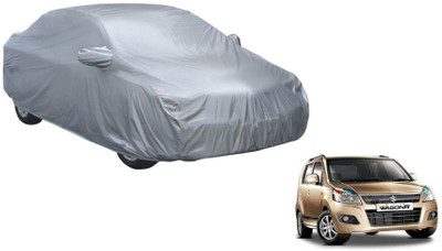 Auto Oprema Car Cover For Maruti Suzuki WagonR (With Mirror Pockets)(Silver)