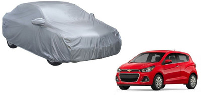 Auto Oprema Car Cover For Chevrolet Spark (With Mirror Pockets)(Silver)
