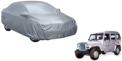 Auto Oprema Car Cover For Mahindra Marshal (With Mirror Pockets)(Silver)