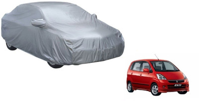 Auto Oprema Car Cover For Maruti Suzuki Zen Estilo (With Mirror Pockets)(Silver)