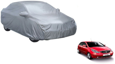 Auto Oprema Car Cover For Tata Vista Tech (With Mirror Pockets)(Silver)
