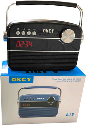 

PTCMart Radio Speaker With Inbuilt 5000 Songs FM Radio(Black)