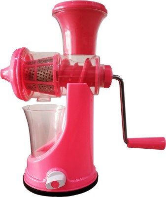 Kitchnx Plastic Fruit and vegetable ABS Plastic Hand Juicer Hand Juicer(Pink)