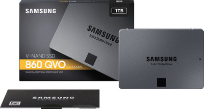 Samsung 860 QVO 1 TB Laptop, All in One PC