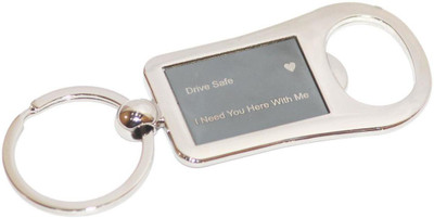 Aura Drive Safe Engraved Key Chain