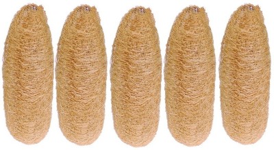 NATURAL Loofah(Pack of 5, Beige)