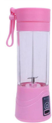 GORICH Portable Blender USB Juicer Cup (Pink) 450 Juicer Mixer Grinder(Pink, 1 Jar)