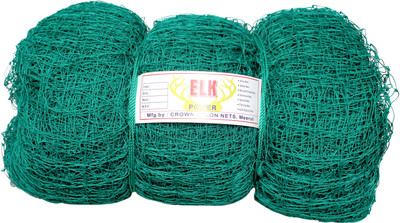 Elk Power Nylon 100x15 Foot Ground Practice Cricket Net(Green)
