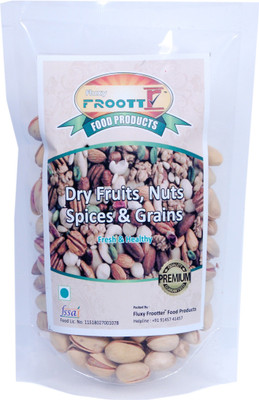 

FLUXYFROOTTR PISTACHIO | PREMIUM SALTY SHELLED NUTS | NUTS Pistachios(250 g, Pouch)