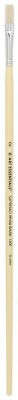 ART ESSENTIALS SUPREMO White Hog Bristle Brush - Series 150F - Flat - Long Handle - Size: 2(Set of 1, White)