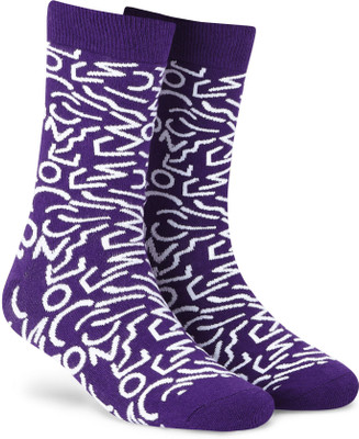 Dynamocks Men & Women Printed Mid-Calf/Crew