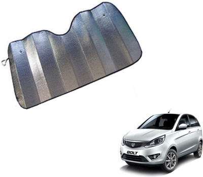 MOCKHE Dashboard Sun Shade For Tata Bolt(Silver)