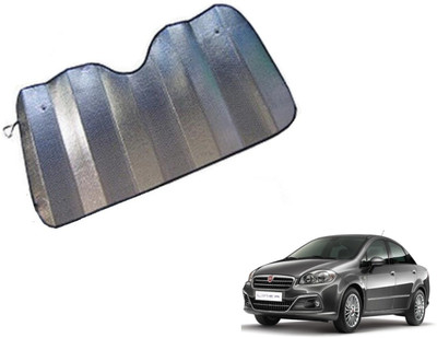 MOCKHE Dashboard Sun Shade For Fiat Linea(Silver)