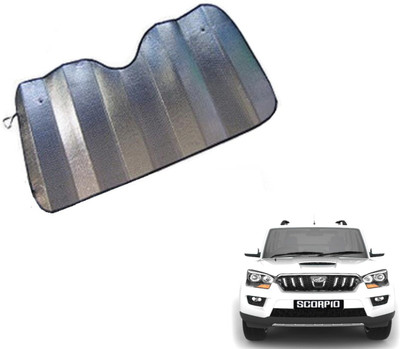 MOCKHE Dashboard Sun Shade For Mahindra New Scorpio(Silver)