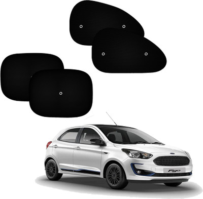 AUTO PEARL Side Window Sun Shade For Ford Figo(Black)