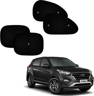 AUTO PEARL Side Window Sun Shade For Hyundai Creta(Black)