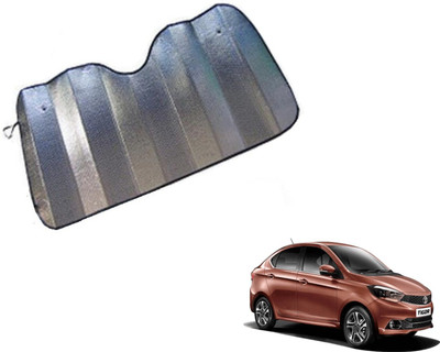MOCKHE Dashboard Sun Shade For Tata Tigor(Silver)