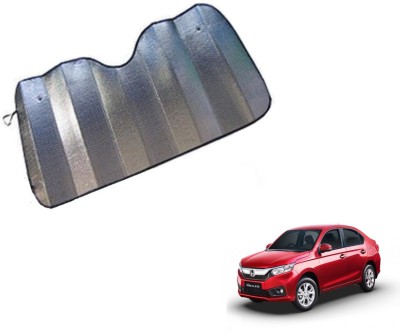 MOCKHE Dashboard Sun Shade For Honda Amaze(Silver)