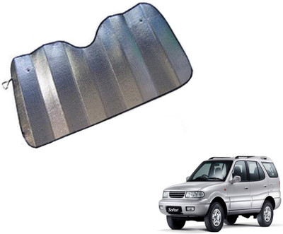 MOCKHE Dashboard Sun Shade For Tata Safari Dicor(Silver)