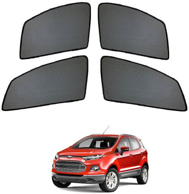 AuTO ADDiCT Side Window, Rear Window Sun Shade For Ford Ecosport(Black)