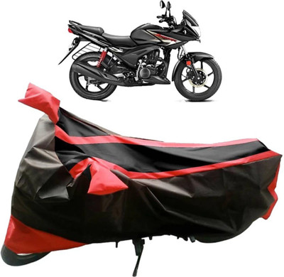 ELECTRIBLES Two Wheeler Cover for Hero(HF Dawn, Red, Black)