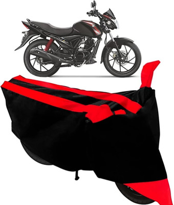 ELECTRIBLES Two Wheeler Cover for Suzuki(Sling Shot Plus, Red, Black)