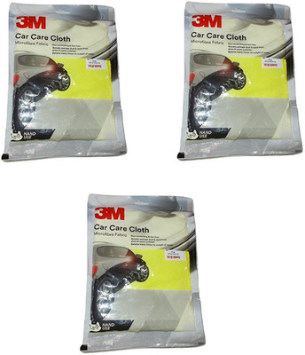 3M Microfiber Vehicle Washing  Cloth(Pack Of 3)