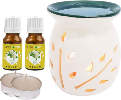PeepalComm Mogra Diffuser Set PC-TOPBLACKDIFF-2TL-2MOG(5 x 4 ml)