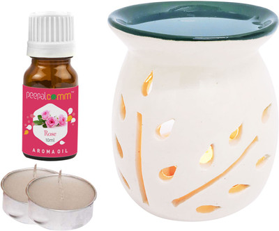 PeepalComm Rose Diffuser Set PC-TOPBLACKDIFF-2TL-RS(4 x 2.5 ml)