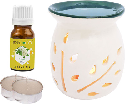 PeepalComm Mogra Diffuser Set PC-TOPBLACKDIFF-2TL-MOG(4 x 2.5 ml)