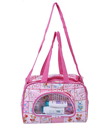 KUBER INDUSTRIES Rexine 1 Pieces Mamas Shoulder Diaper Bag for New Baby (Pink) -CTKTC6256 Shoulder Bag(Pink, 0 L)