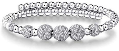 Shining Diva Alloy Cubic Zirconia Bangle