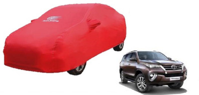 Auto Oprema Car Cover For Toyota Fortuner (With Mirror Pockets)(Red)