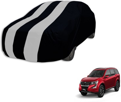 Auto Hub Car Cover For Mahindra XUV 500 (Without Mirror Pockets)(Black, Silver, For 2018 Models)