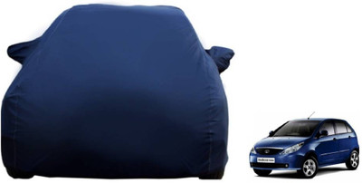 Auto Oprema Car Cover For Tata Indica Vista (With Mirror Pockets)(Blue)