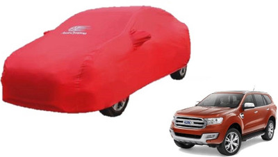 Auto Oprema Car Cover For Ford Endeavour (With Mirror Pockets)(Red)