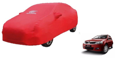Auto Oprema Car Cover For Mahindra Verito (With Mirror Pockets)(Red)