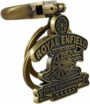 JAINSON MARTIN ROYAL ENFIELD KEY CHAIN WITH RE LOGO HOOK & DOUBLE RING METAL Key Chain